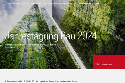 Jahrestagung Bau 2024
