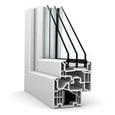 Internorm Kunststoff-Fensterrahmen KF310 (3-fach)