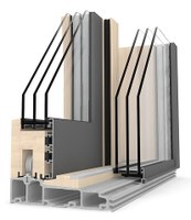 Internorm HolzAlu Hebeschiebetüre HS330 Ug 0,5 ISO iplus Fichte/Tanne